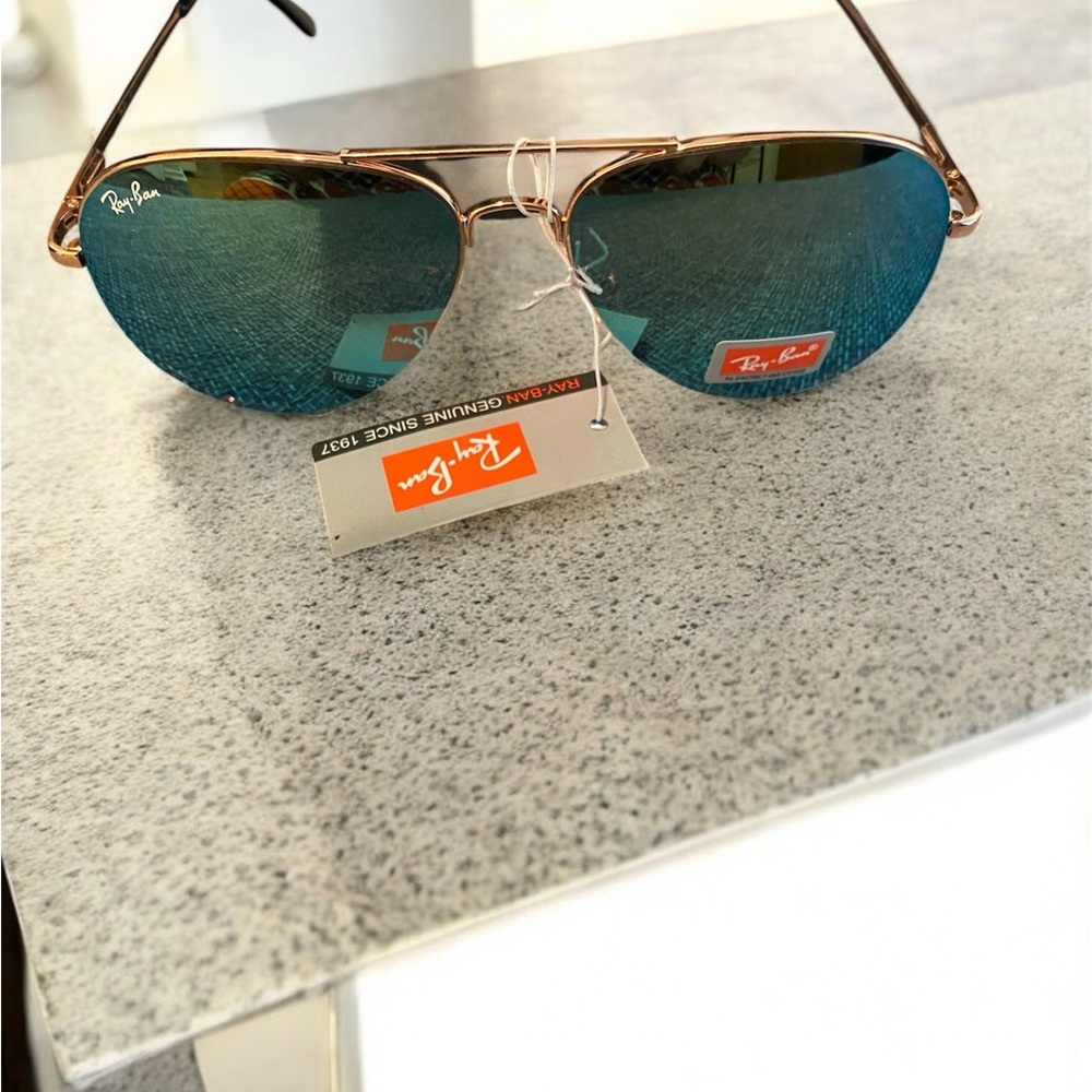 Ray-Ban Blue Aviator Sunglasses